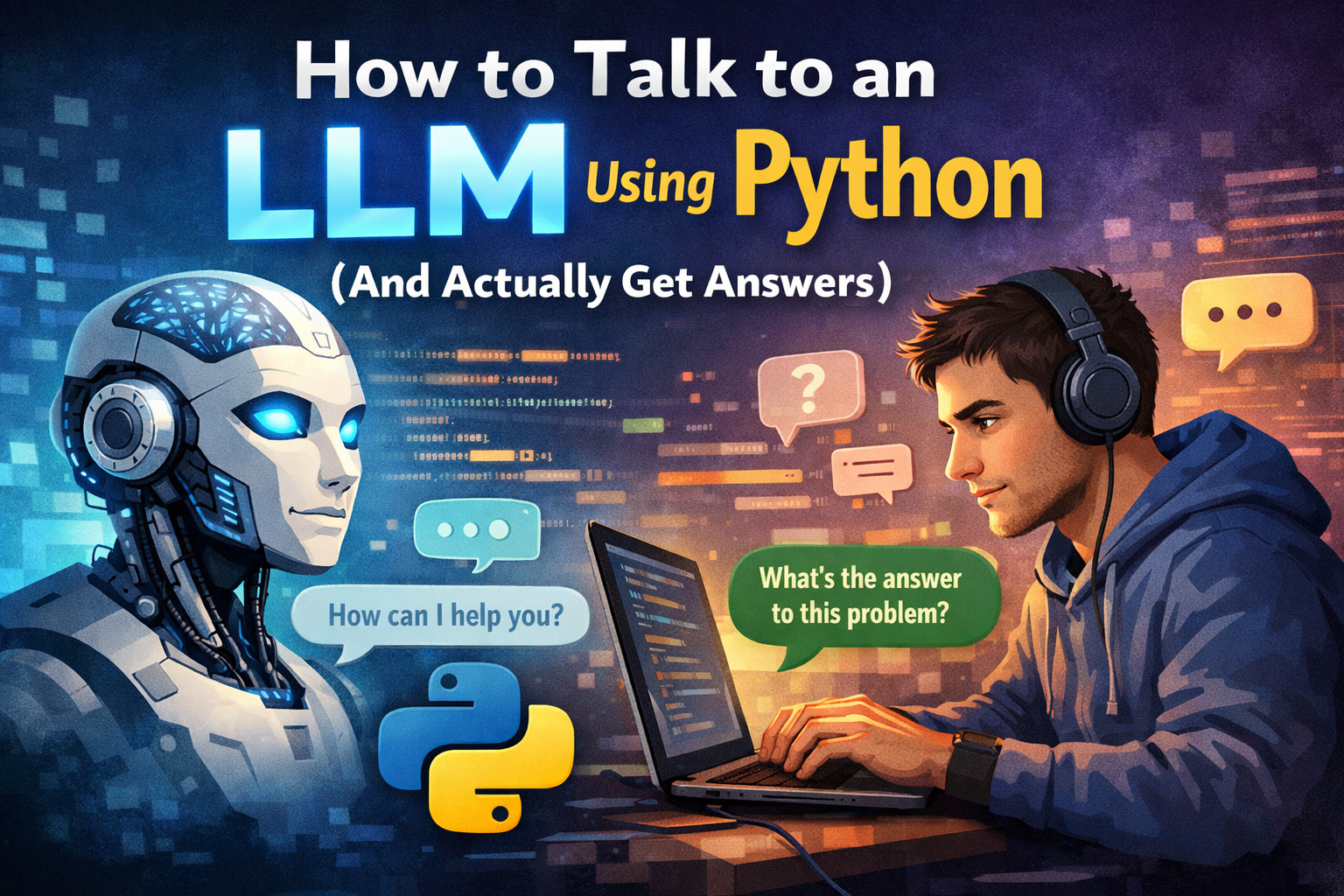 How to Talk to an LLM Using Python (And Actually Get Answers)