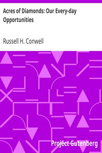 Acres of Diamonds: Our Every-day Opportunities cover