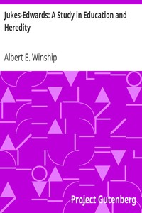 Jukes-Edwards: A Study in Education and Heredity cover