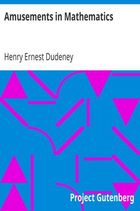 Amusements in Mathematics cover