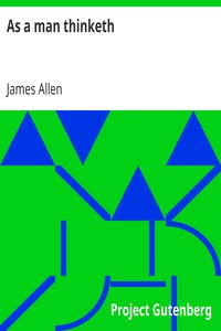 As a man thinketh cover